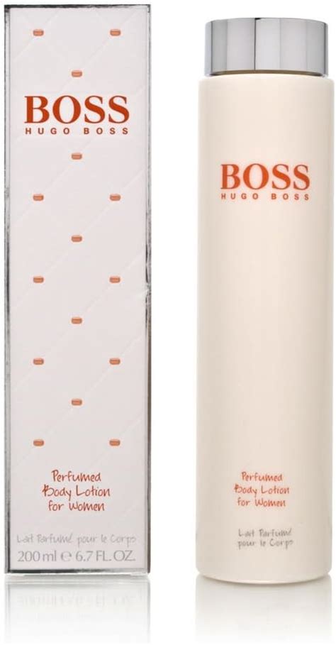 boss orange body lotion.